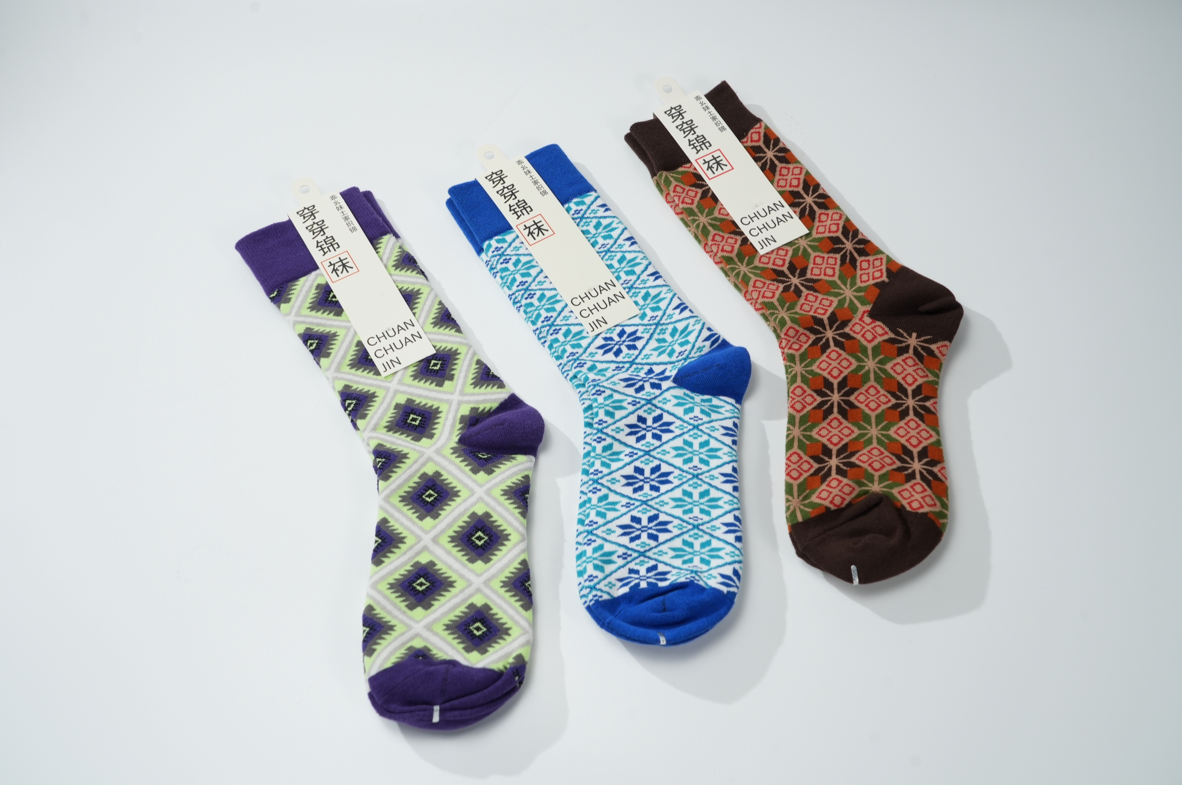 Xilankapu Tujia Brocade Socks