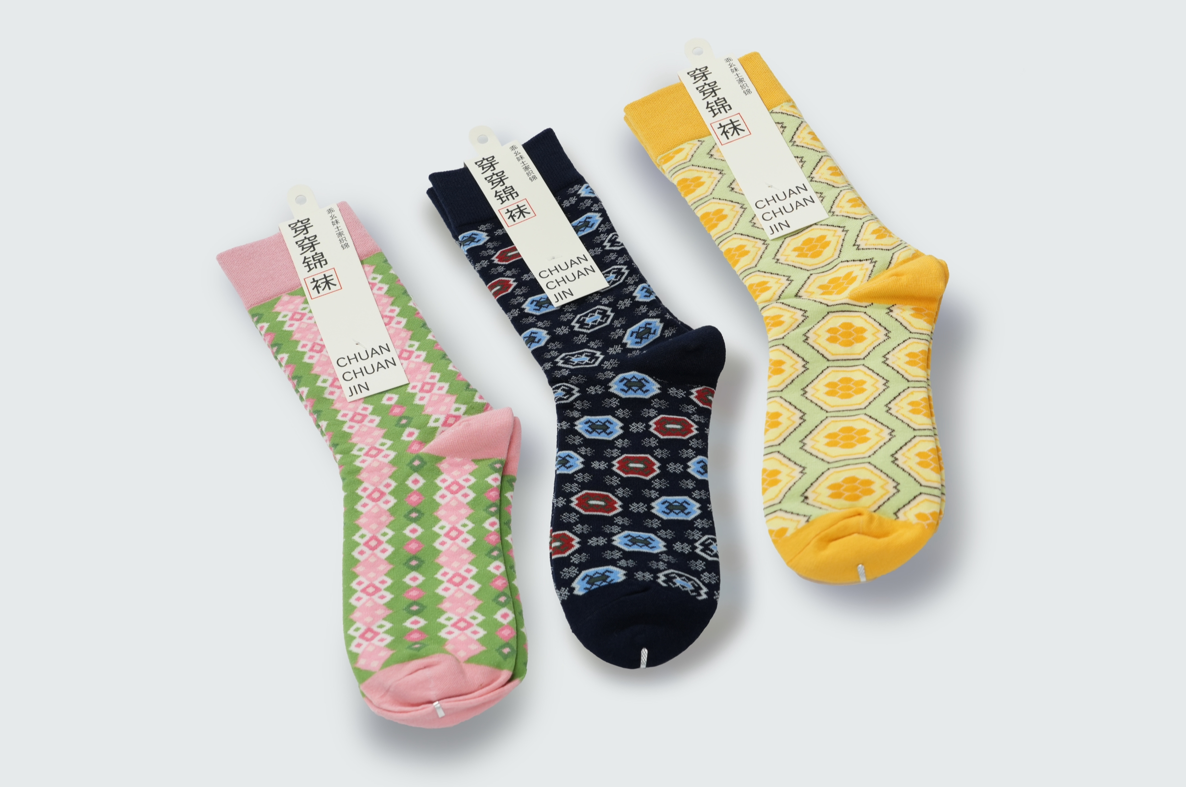 Xilankapu Tujia Brocade Socks