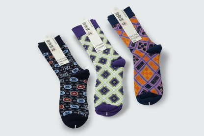 Xilankapu Tujia Brocade Socks