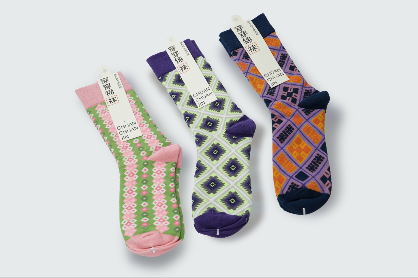 Xilankapu Tujia Brocade Socks