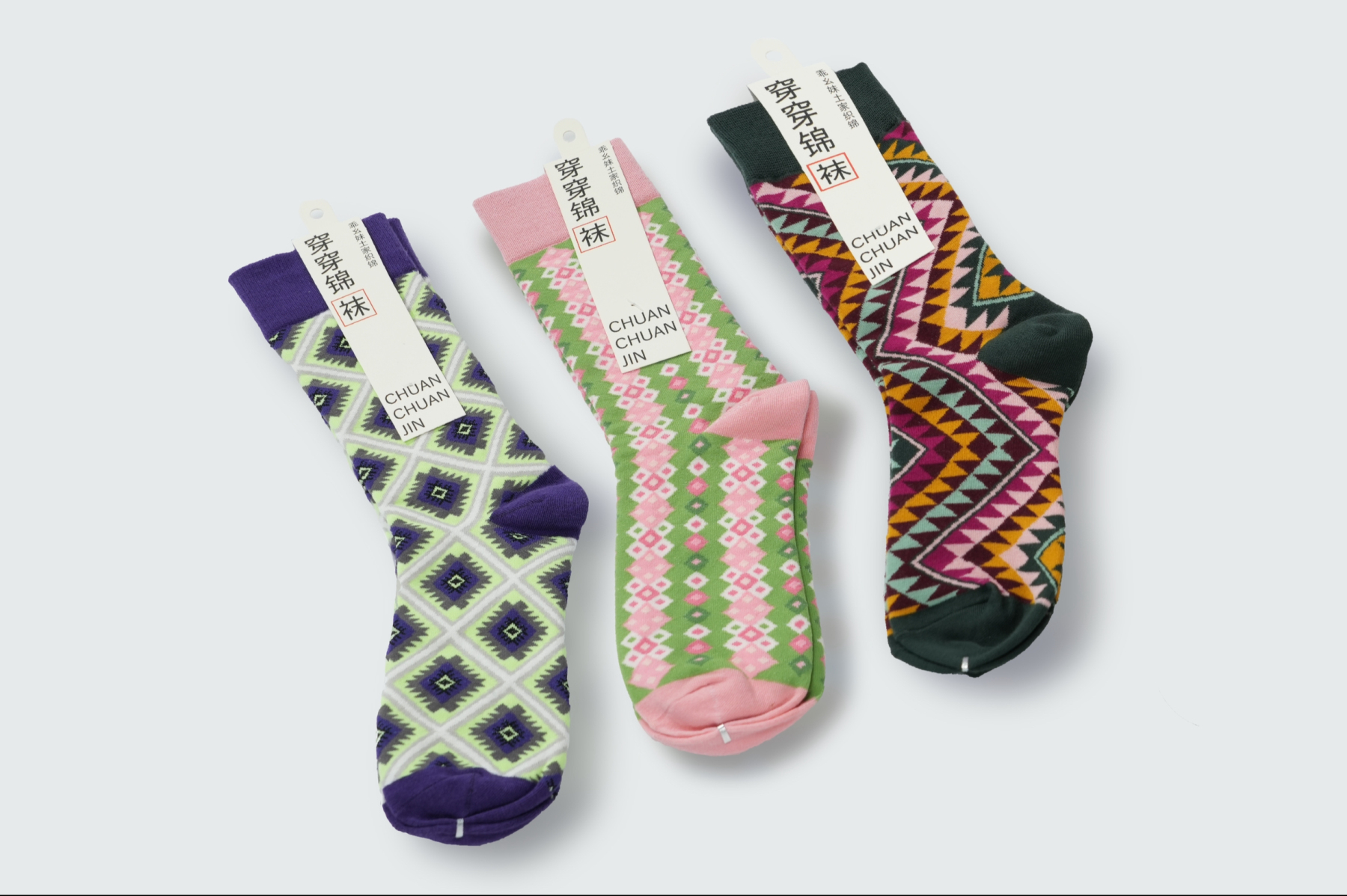 Xilankapu Tujia Brocade Socks