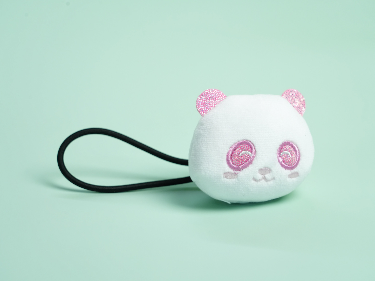 Chibi Panda “Bambam” Hair Tie – Black & Pink Versions
