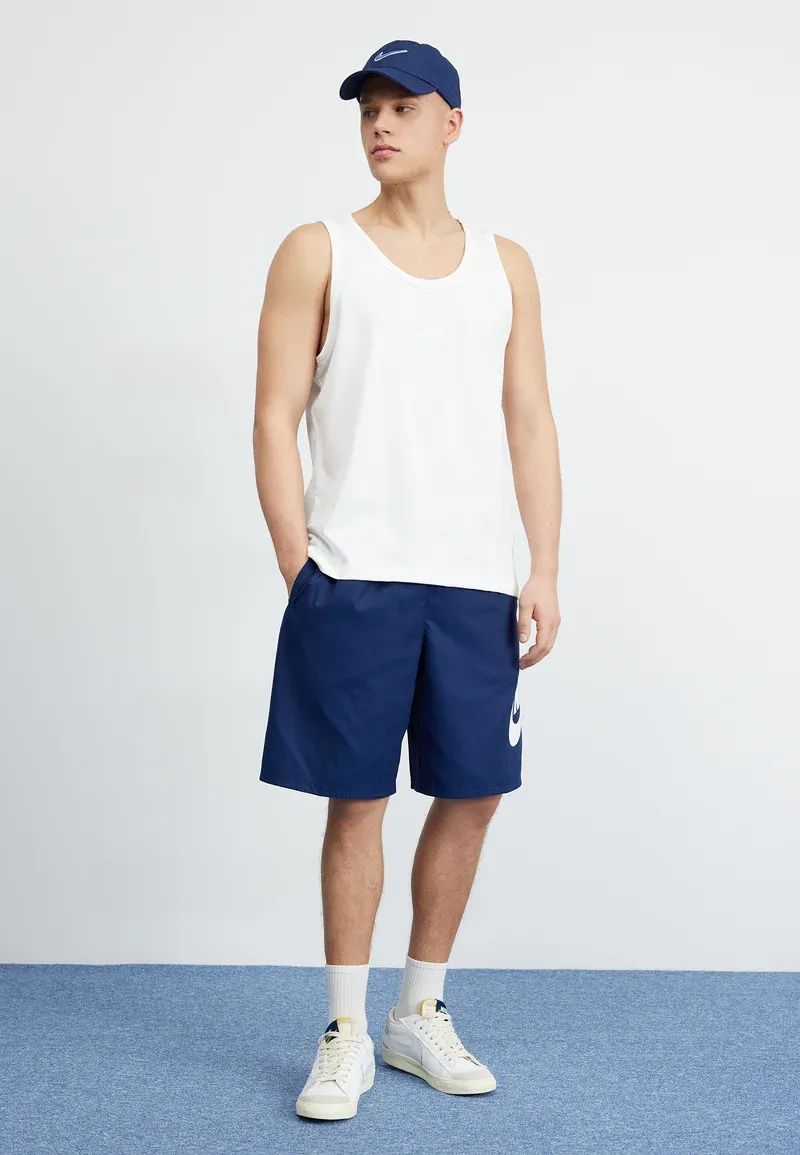 CLUB - Pantalon de survêtement - midnight navy/white