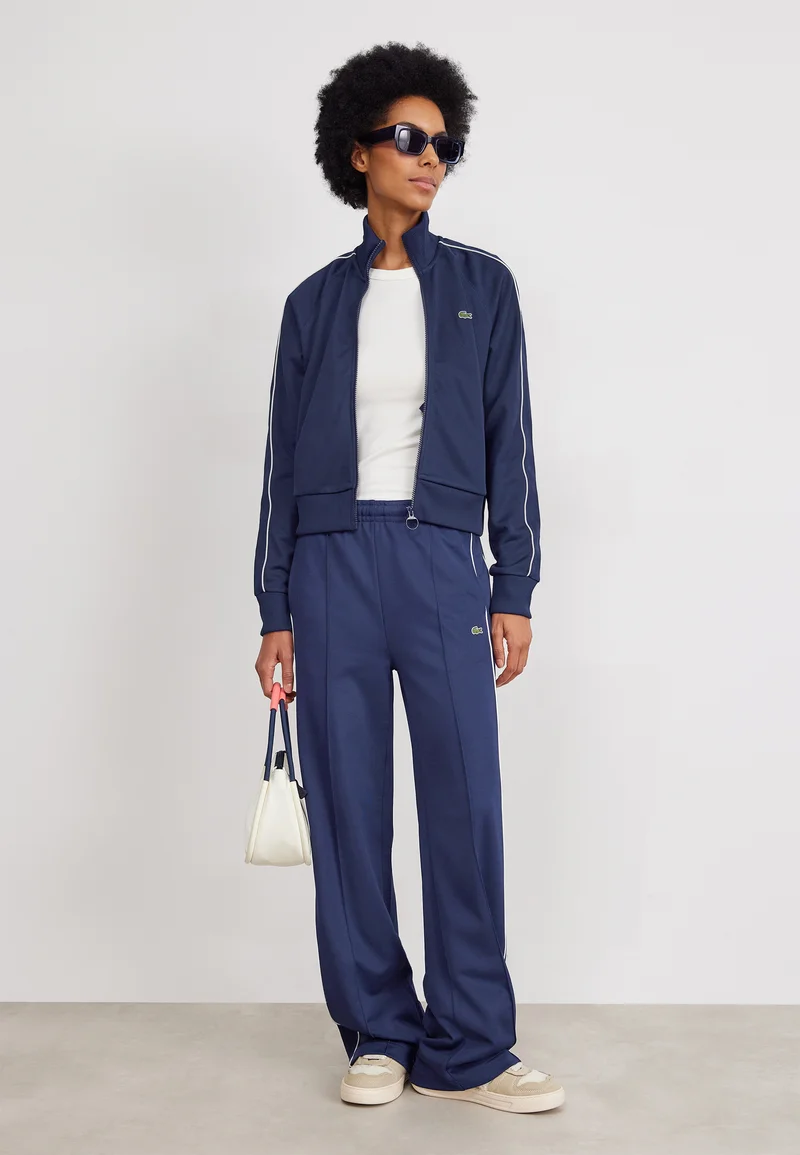 Sweat zippé - navy blue/flour