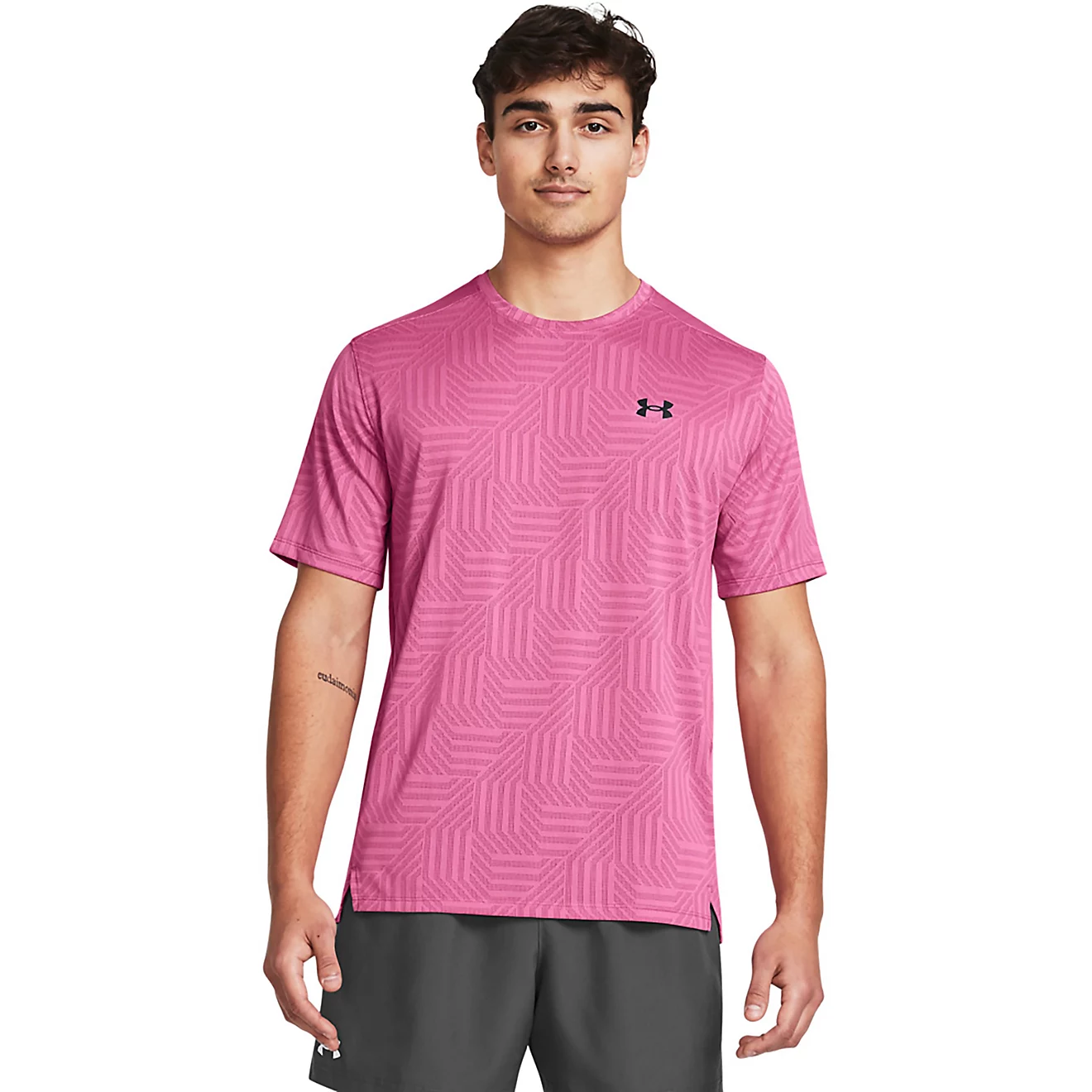 TECH VENT GEOTESSA - T-shirt de sport - Astro Rose / Noir