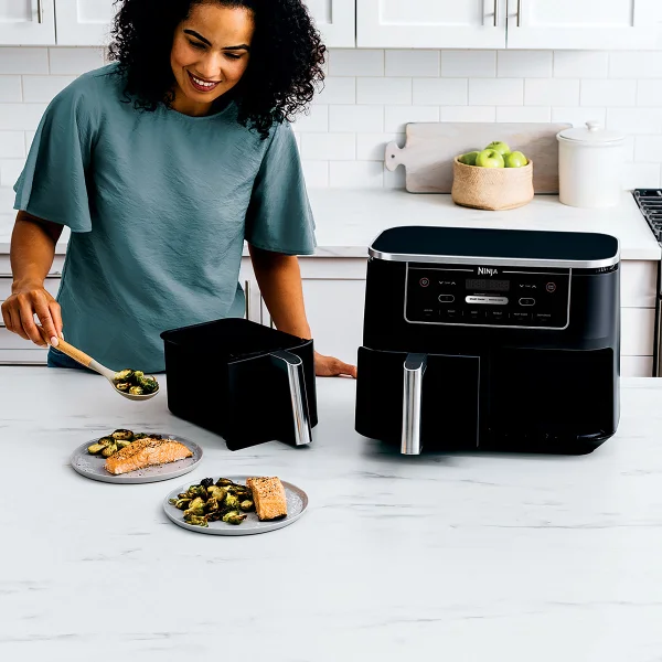 Ninja Foodi 6-in-1 10-qt. XL 2-Basket Air Fryer with DualZone Technology