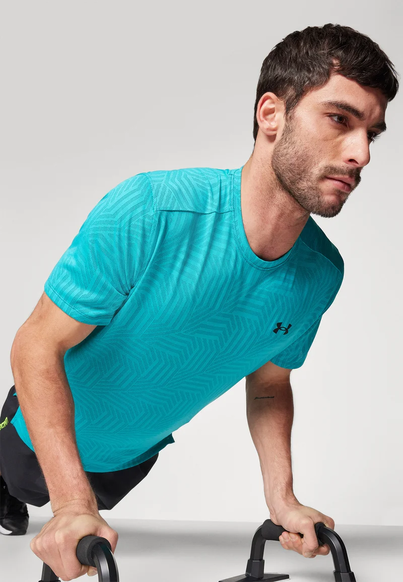 TECH VENT GEOTESSA - T-shirt de sport - hydro teal/black