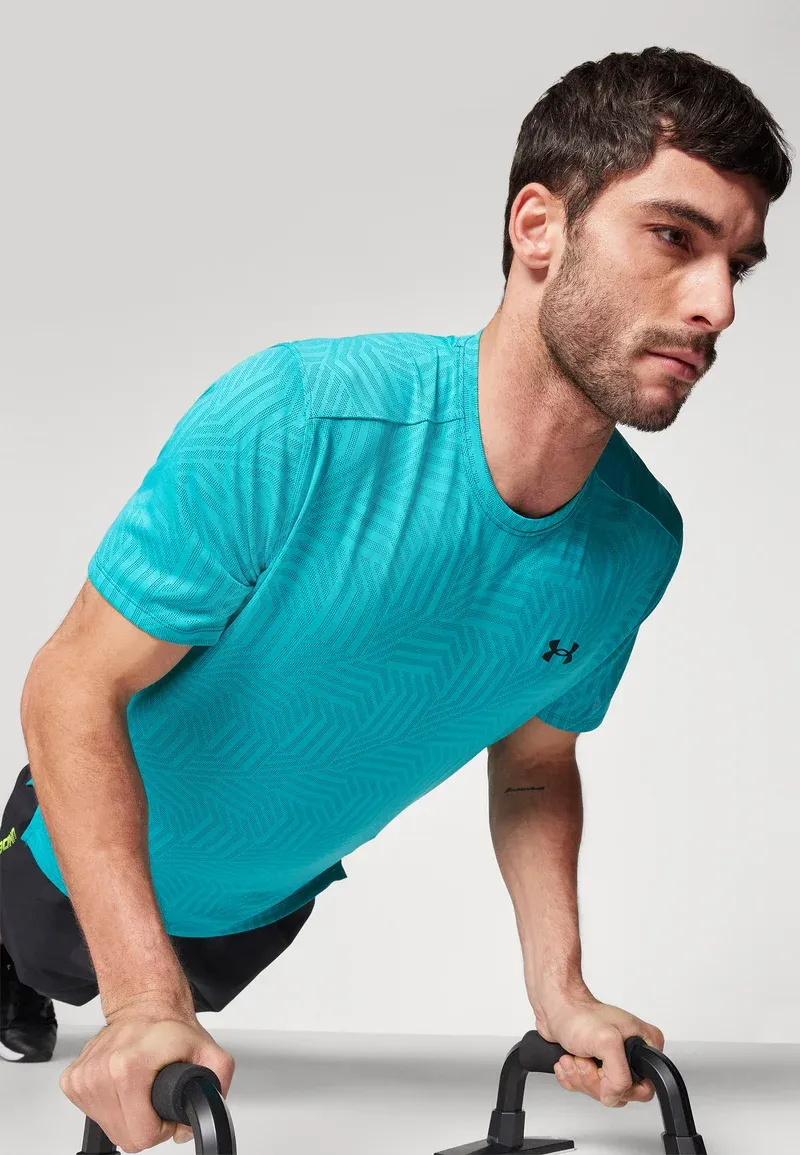 TECH VENT GEOTESSA - T-shirt de sport - hydro teal/black