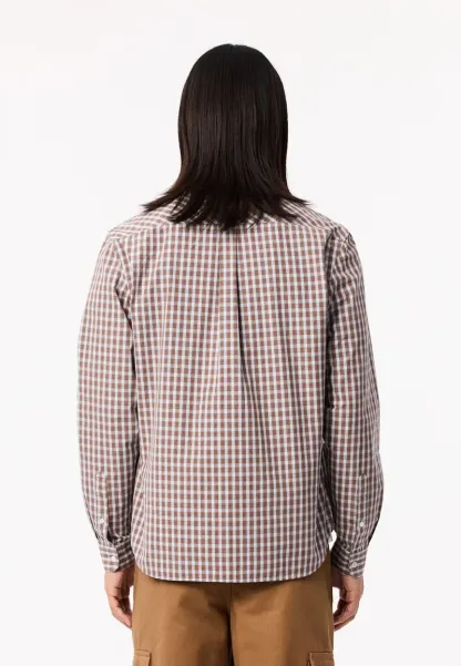 Chemise - marron blanc ix
