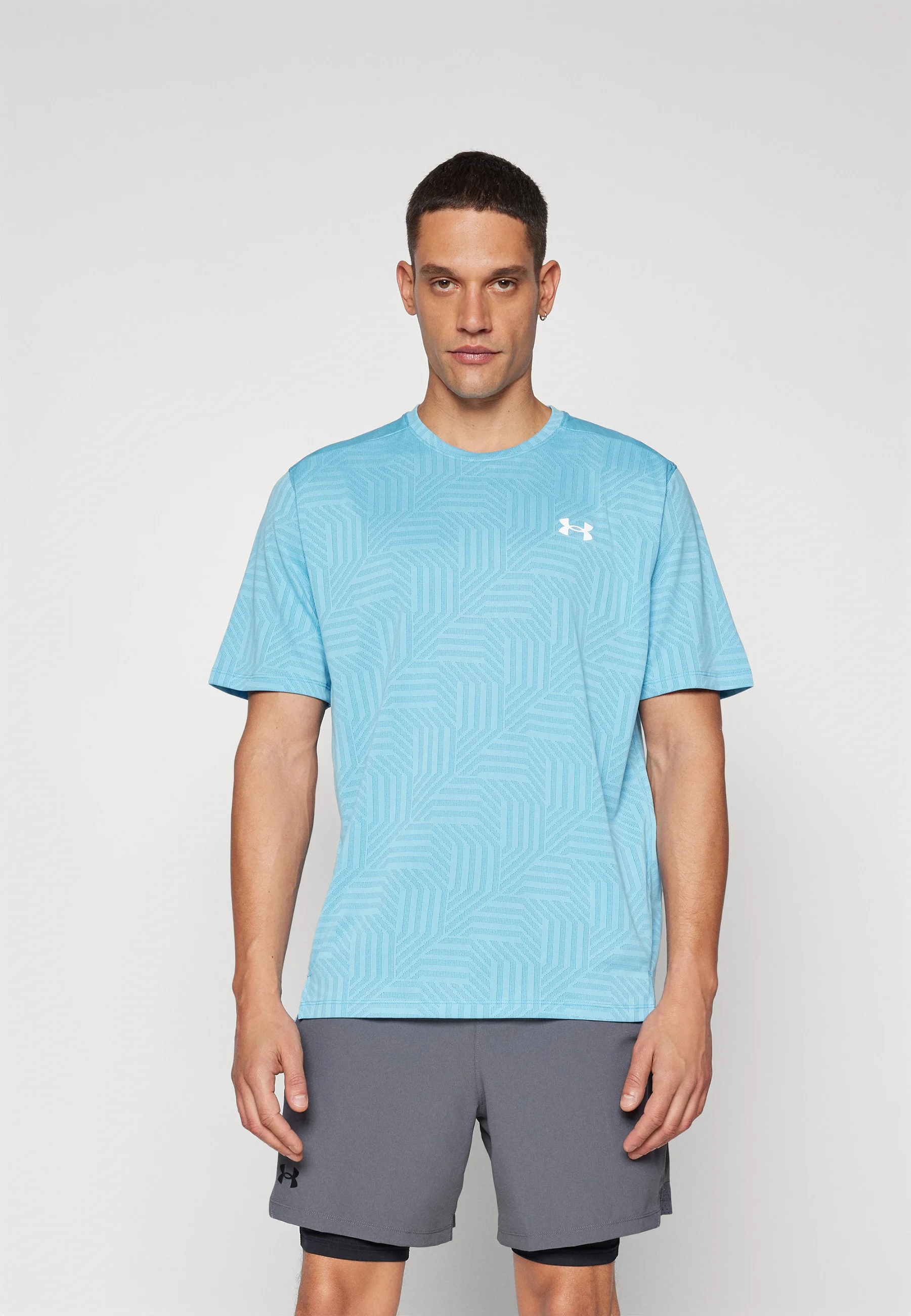 TECH VENT GEOTESSA - T-shirt de sport - ether blue/tonic/white