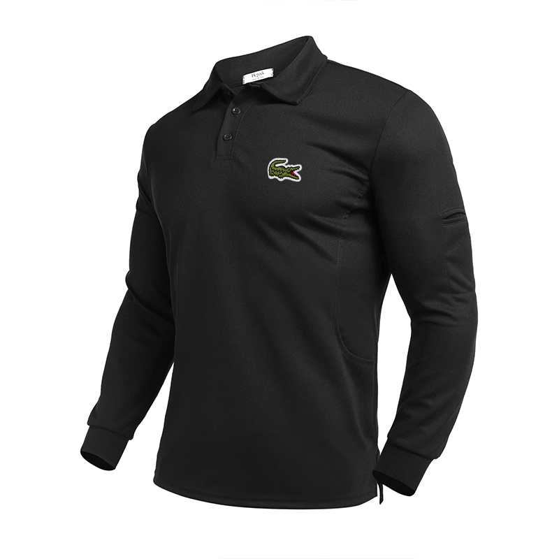 Polo Sweater Slim Fit Longsleeve Quick Dry