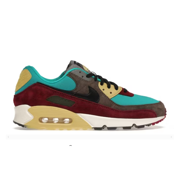 Nitheke Air Max 90 Leather Triple White/Black/Lucky Charms Ash Green/Off-White "The Ten"/Off-White Desert Ore