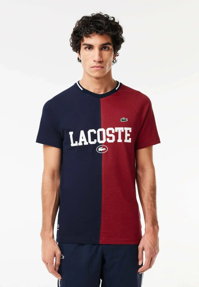 MEDVEDEV - T-shirt de sport - bleu marine bordeaux isv