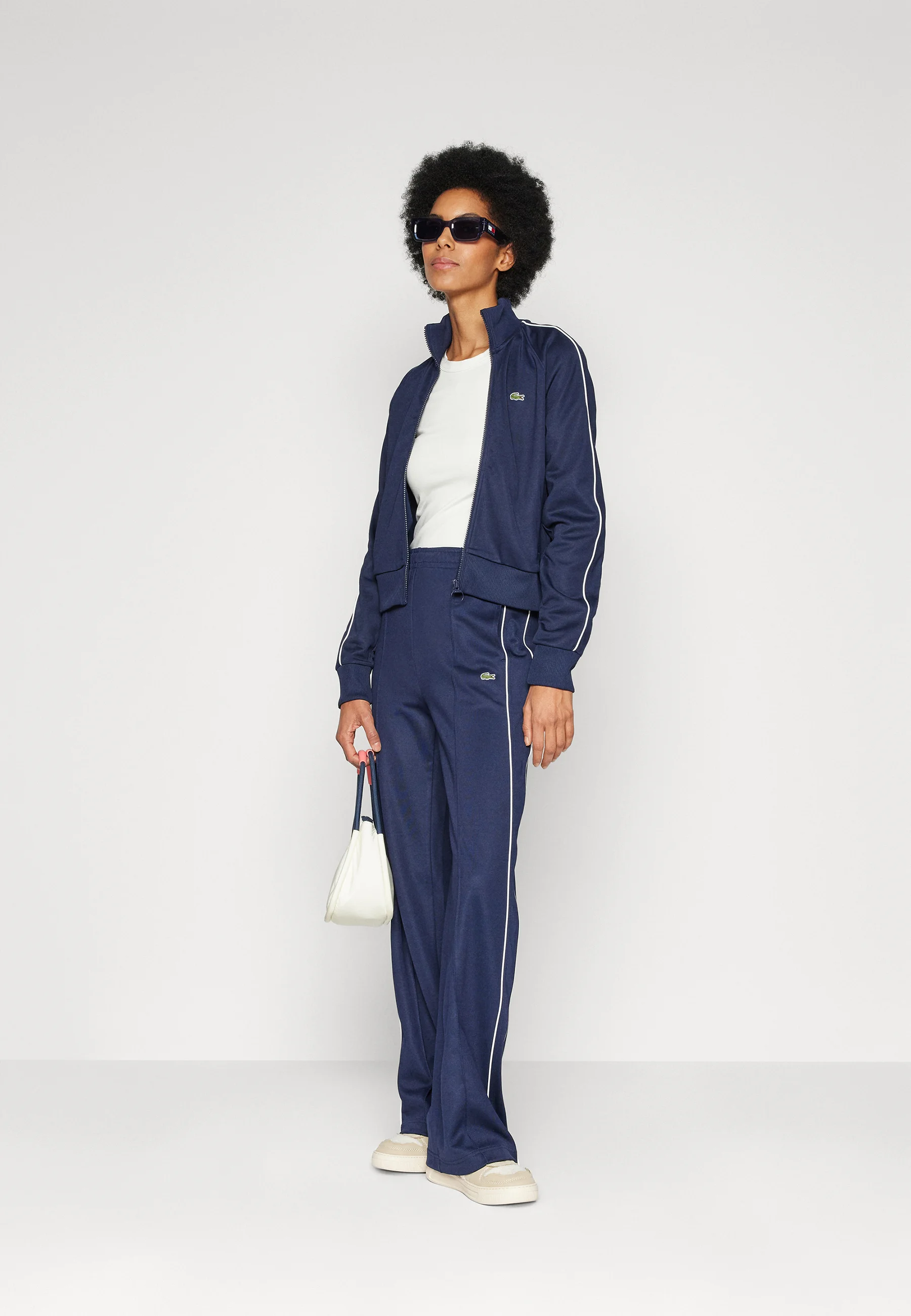 Pantalon de survêtement - navy blue/flour