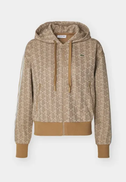 Sweat zippé - croissant/cookie
