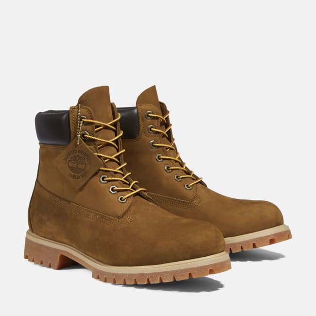 Timberland® Premium 6-Inch Waterproof Boot for Men in Dark Yellow
