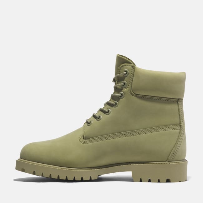 Timberland® Heritage 6 Inch Lace-Up Waterproof Boot for Men in Light Green