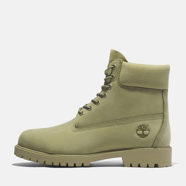 Timberland® Heritage 6 Inch Lace-Up Waterproof Boot for Men in Light Green
