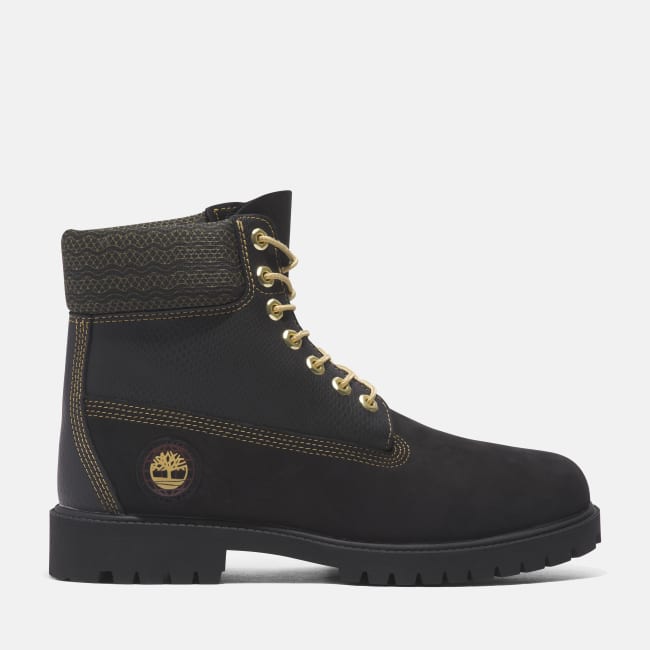 Timberland® Heritage 6 Inch Lace-Up Waterproof Boot for Men in Black