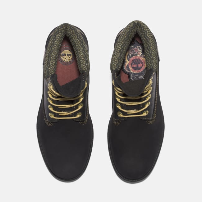 Timberland® Heritage 6 Inch Lace-Up Waterproof Boot for Men in Black