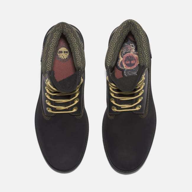 Timberland® Heritage 6 Inch Lace-Up Waterproof Boot for Men in Black