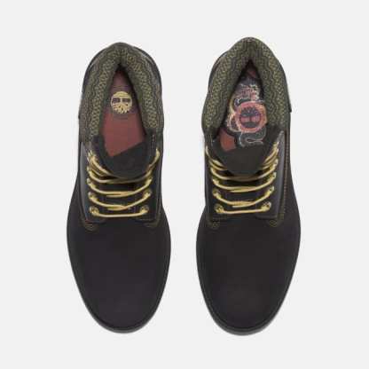Timberland® Heritage 6 Inch Lace-Up Waterproof Boot for Men in Black