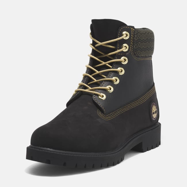 Timberland® Heritage 6 Inch Lace-Up Waterproof Boot for Men in Black