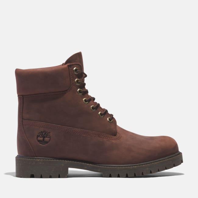 Timberland® Heritage 6 Inch Lace-Up Waterproof Boot for Men in Brown
