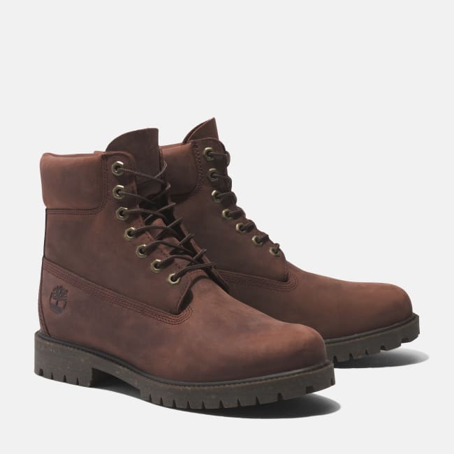 Timberland® Heritage 6 Inch Lace-Up Waterproof Boot for Men in Brown