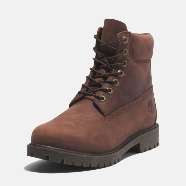 Timberland® Heritage 6 Inch Lace-Up Waterproof Boot for Men in Brown