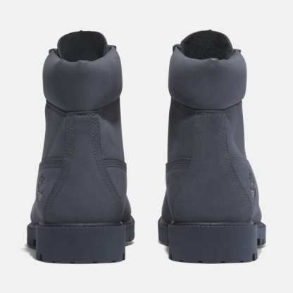 Timberland® Heritage 6 Inch Lace-Up Waterproof Boot for Men in Dark Blue Nubuck