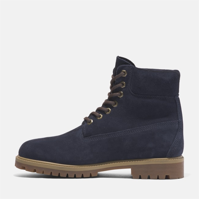Men's Timberland® C.F. Stead�?Indigo Suede Heritage 6-Inch Boot in Dark Blue