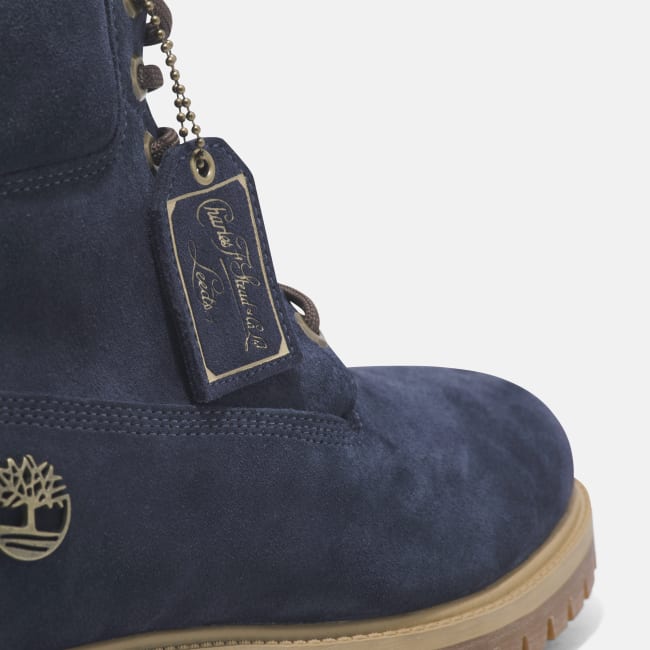 Men's Timberland® C.F. Stead�?Indigo Suede Heritage 6-Inch Boot in Dark Blue