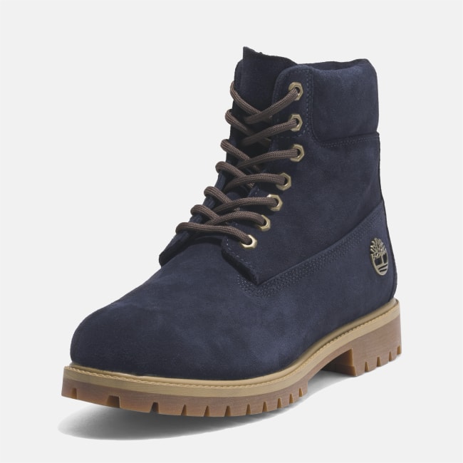 Men's Timberland® C.F. Stead�?Indigo Suede Heritage 6-Inch Boot in Dark Blue