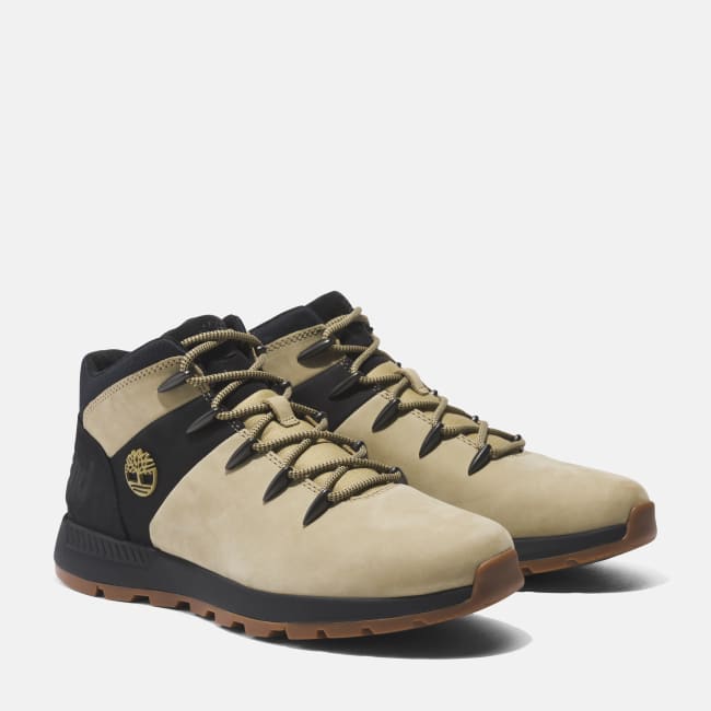 Sprint Trekker Hiking Boot for Men in Beige/Black