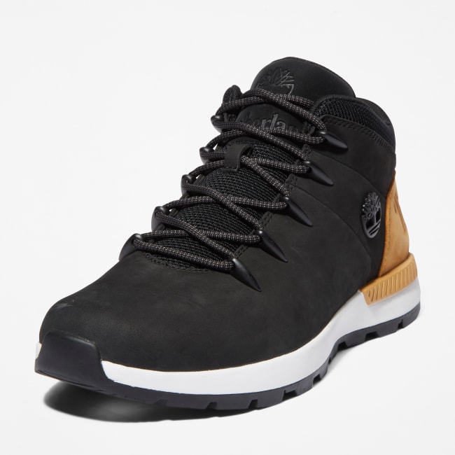 Sprint Trekker Hiking Boot for Men in Black and Yellow
