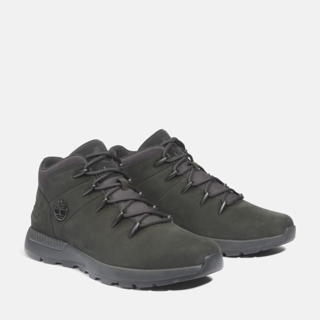 Sprint Trekker Hiking Boot for Men in Monochrome Black