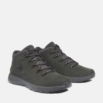 Sprint Trekker Hiking Boot for Men in Monochrome Black