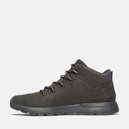 Sprint Trekker Hiking Boot for Men in Monochrome Black