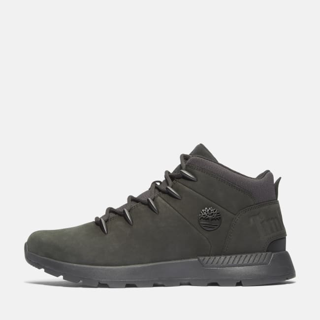 Sprint Trekker Hiking Boot for Men in Monochrome Black