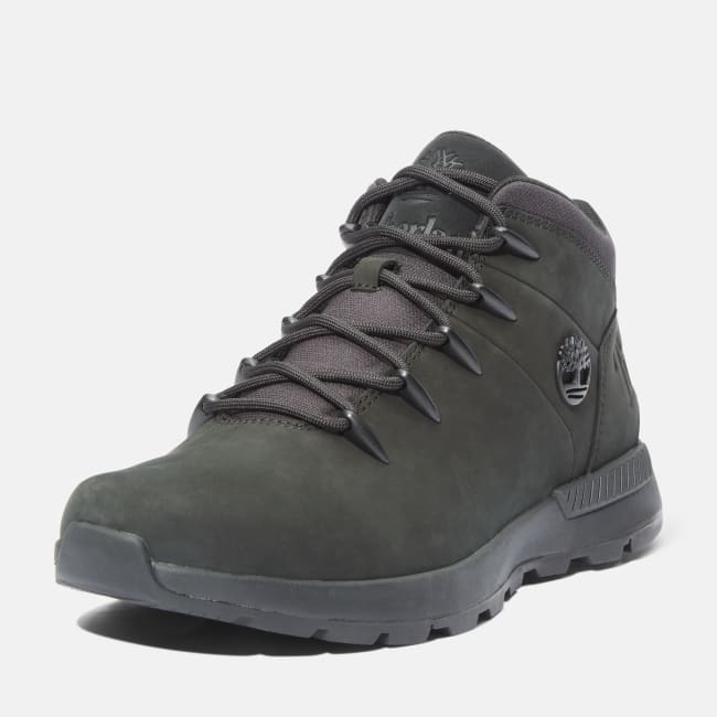 Sprint Trekker Hiking Boot for Men in Monochrome Black
