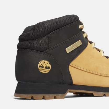 Euro Sprint Mid Lace-Up Boot for Men in Yellow & Black
