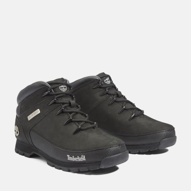 Euro Sprint Mid Lace-Up Boot for Men in Black