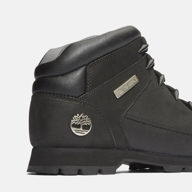 Euro Sprint Mid Lace-Up Boot for Men in Black