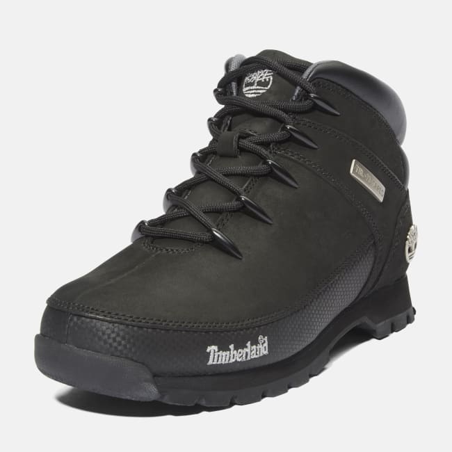 Euro Sprint Mid Lace-Up Boot for Men in Black