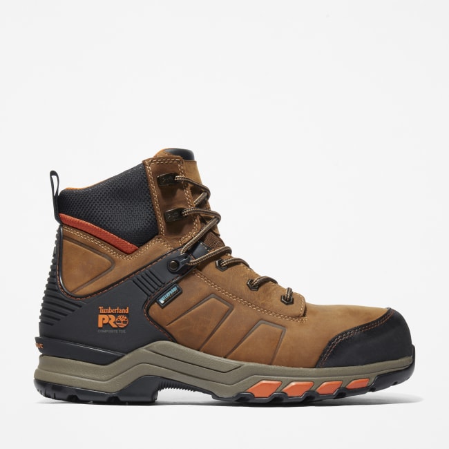 Timberland PRO® Hypercharge 6 Inch Composite Safety Toe Work Boot for Men in Brown