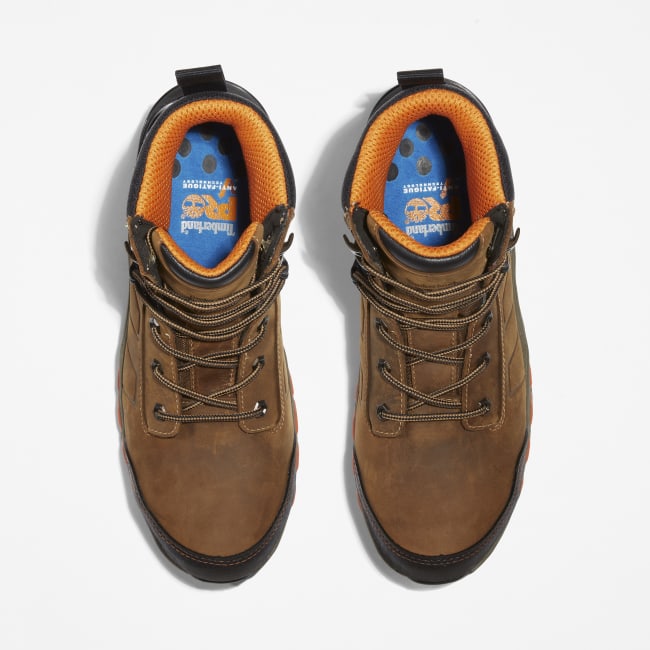 Timberland PRO® Hypercharge 6 Inch Composite Safety Toe Work Boot for Men in Brown