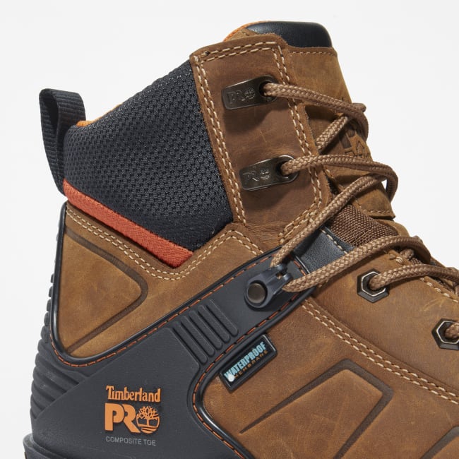 Timberland PRO® Hypercharge 6 Inch Composite Safety Toe Work Boot for Men in Brown