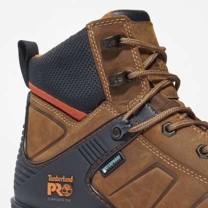 Timberland PRO® Hypercharge 6 Inch Composite Safety Toe Work Boot for Men in Brown