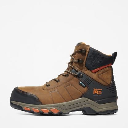Timberland PRO® Hypercharge 6 Inch Composite Safety Toe Work Boot for Men in Brown